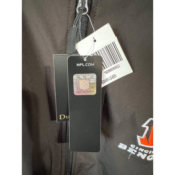 Cincinnati Bengals Full-Zip Hooded Jacket By Dunbrooke - Size L - NFL Team Appar - Picture 4 of 13
